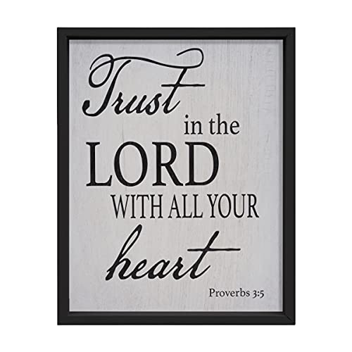 Dexsa Trust in The Lord with All Your Heart.New Horizons Wood Plaque 