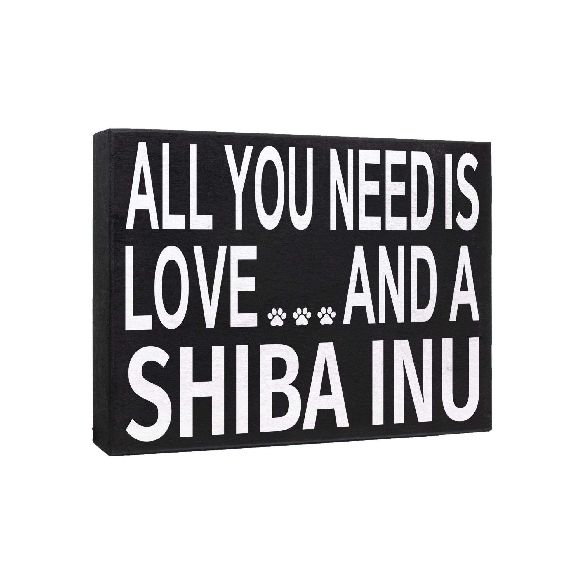 Shiba Inu Dogs JennyGems Shiba Inu Sign Shiba Inu Mom All You Need is Love and A Shiba Inu Wood Sign Shiba Inu Gifts American Made 8x6 Inches Shiba Inu Decor 
